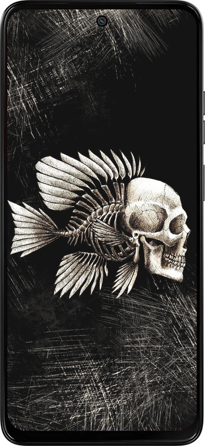 Силиконовый чехол Рыбо-человек для Motorola Moto G15 Power - 683u-4044 изображение 