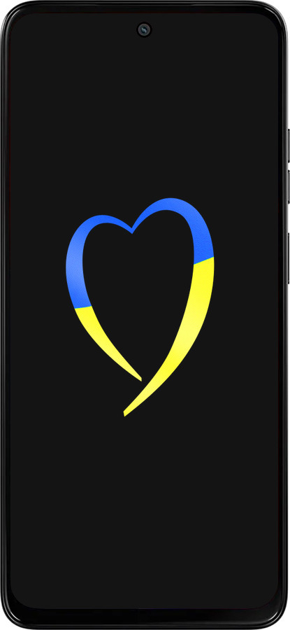 Силиконовый чехол Жёлто-голубое сердце для Motorola Moto G15 Power - 885u-4044 изображение 