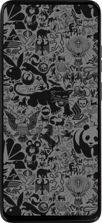 Силиконовый чехол Чёрно-серый стикер бомбинг для Motorola Moto G15 - 2432u-3948 изображение 