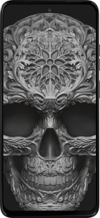 Силиконовый чехол skull-ornament для Motorola Moto G15 - 4101u-3948 изображение 