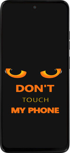 Силиконовый чехол Don't touch the phone для Motorola Moto G15 - 4261u-3948 изображение 