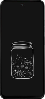 Силиконовый чехол Космос в банке для Motorola Moto G15 - 4297u-3948 изображение 