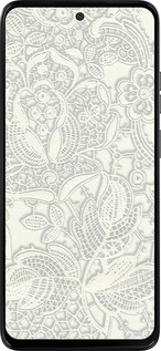 Силиконовый чехол Белое кружево для Motorola Moto G15 - 4383u-3948 изображение 