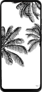 Силиконовый чехол Пальмы1 для Motorola Moto G15 - 4634u-3948 изображение 