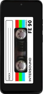 Силиконовый чехол Кассета с90 для Motorola Moto G15 - 4894u-3948 изображение 