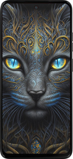 Силиконовый чехол Кошка для Motorola Moto G15 - 5548u-3948 изображение 