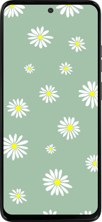 Силиконовый чехол Ромашки v4 для Motorola Moto G15 - 5603u-3948 изображение 