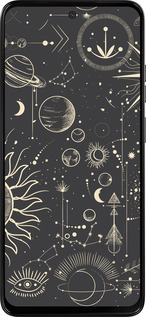 Силиконовый чехол Фаза луны для Motorola Moto G15 - 5605u-3948 изображение 