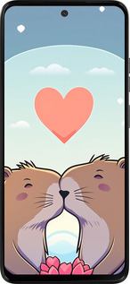 Силиконовый чехол Капибара любовь для Motorola Moto G15 - 6027u-3948 изображение 