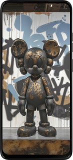 Силиконовый чехол Bronze kaws v2 для Motorola Moto G15 - 6098u-3948 изображение 