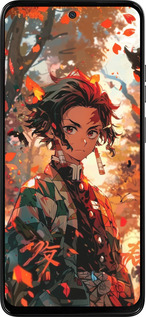 Силиконовый чехол Tanjiro для Motorola Moto G15 - 6130u-3948 изображение 