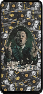 Силиконовый чехол Волк с валл стрит для Motorola Moto G15 - 6287u-3948 изображение 