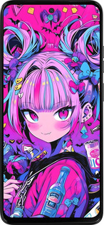 Силиконовый чехол Аниме милаха для Motorola Moto G15 - 6314u-3948 изображение 