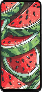 Силиконовый чехол Арбуз для Motorola Moto G15 - 6315u-3948 изображение 
