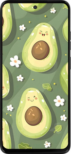 Силиконовый чехол Авокадо для Motorola Moto G15 - 6380u-3948 изображение 