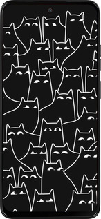 Силиконовый чехол С изображением кошек для Motorola Moto G15 - 6470u-3948 изображение 