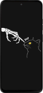 Силиконовый чехол Кошка для Motorola Moto G15 - 6505u-3948 изображение 