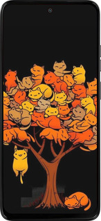 Силіконовий чехол Дерево та котики для Motorola Moto G15 - 6516u-3948 изображение 