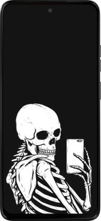 Силіконовий чехол Скелет робить Selfie для Motorola Moto G15 - 6535u-3948 изображение 