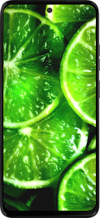 Силиконовый чехол Зелёные дольки лимона для Motorola Moto G15 - 852u-3948 изображение 