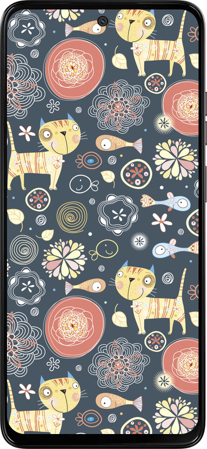 Силиконовый чехол Котята v4 для Motorola Moto G15 - 1224u-3948 изображение 