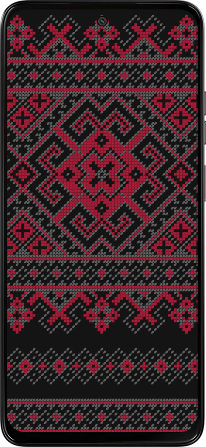 Силиконовый чехол Вышиванка 52 для Motorola Moto G15 - 1763u-3948 изображение 