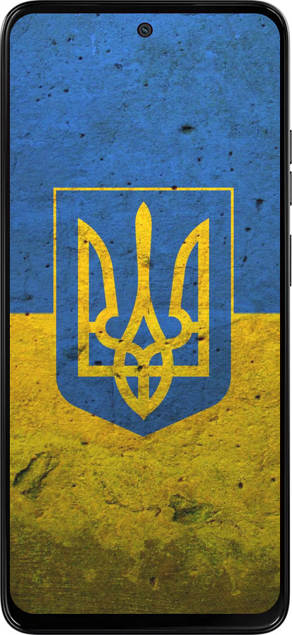 Силиконовый чехол Флаг и герб Украины 2 для Motorola Moto G15 - 378u-3948 изображение 