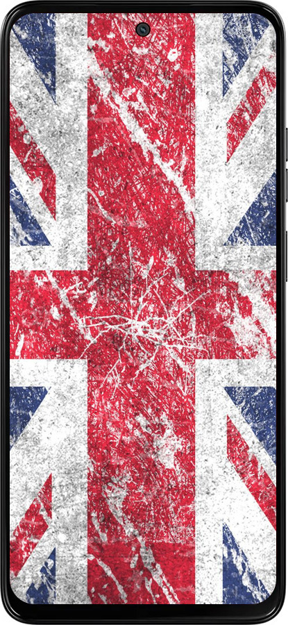 Силиконовый чехол Флаг Великобритании 1 для Motorola Moto G15 - 386u-3948 изображение 