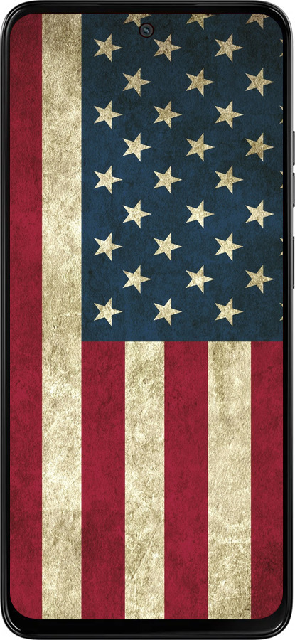 Силиконовый чехол Флаг США для Motorola Moto G15 - 395u-3948 изображение 