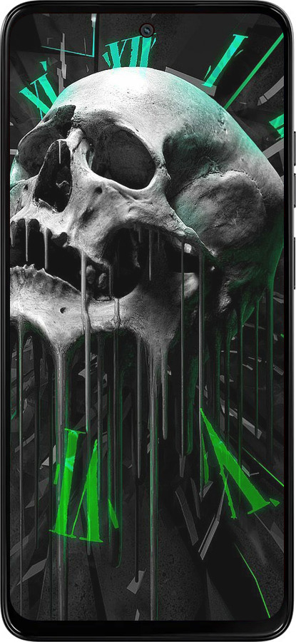 Силиконовый чехол Череп-часы для Motorola Moto G15 - 4100u-3948 изображение 