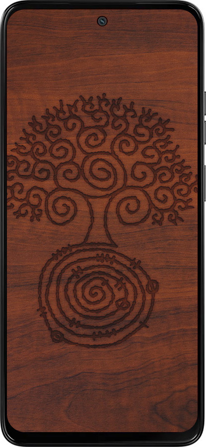 Силиконовый чехол Узор дерева для Motorola Moto G15 - 4119u-3948 изображение 