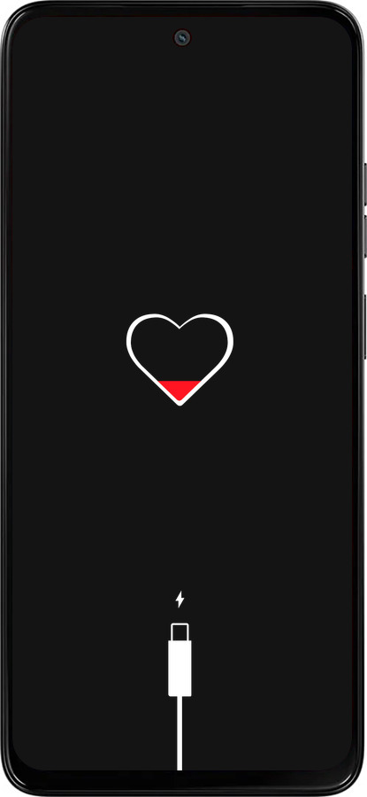 Силиконовый чехол Подзарядка сердца для Motorola Moto G15 - 4274u-3948 изображение 