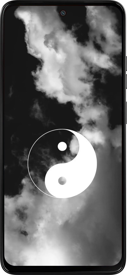 Силиконовый чехол Инь и Янь для Motorola Moto G15 - 4389u-3948 изображение 