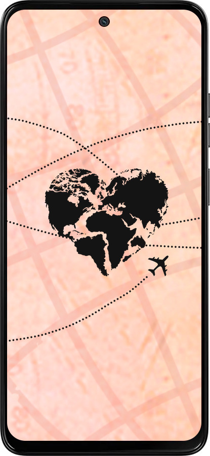 Силиконовый чехол Путешествуй для Motorola Moto G15 - 4607u-3948 изображение 