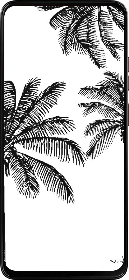 Силиконовый чехол Пальмы1 для Motorola Moto G15 - 4634u-3948 изображение 