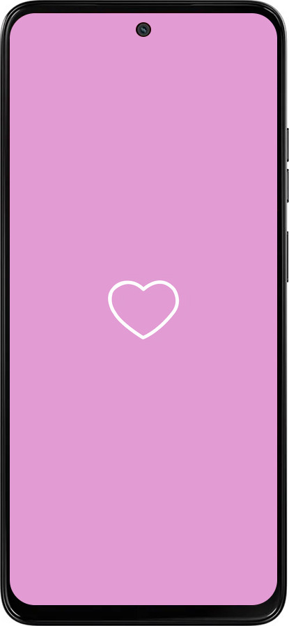 Силиконовый чехол Сердце 2 для Motorola Moto G15 - 4863u-3948 изображение 