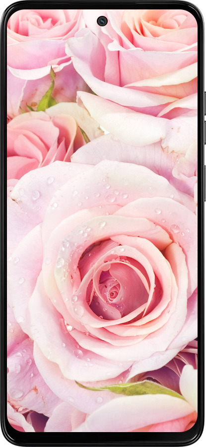 Силиконовый чехол Розы для Motorola Moto G15 - 525u-3948 изображение 