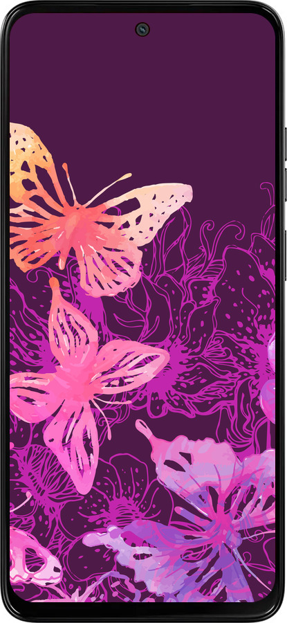 Силіконовий чехол Метелики v2 для Motorola Moto G15 - 5475u-3948 изображение 