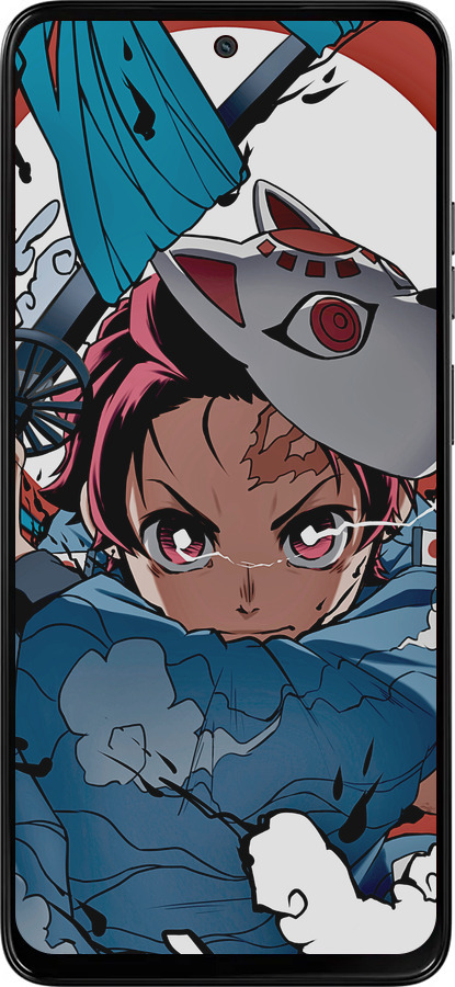 Силиконовый чехол Танджиро Камадо для Motorola Moto G15 - 5574u-3948 изображение 