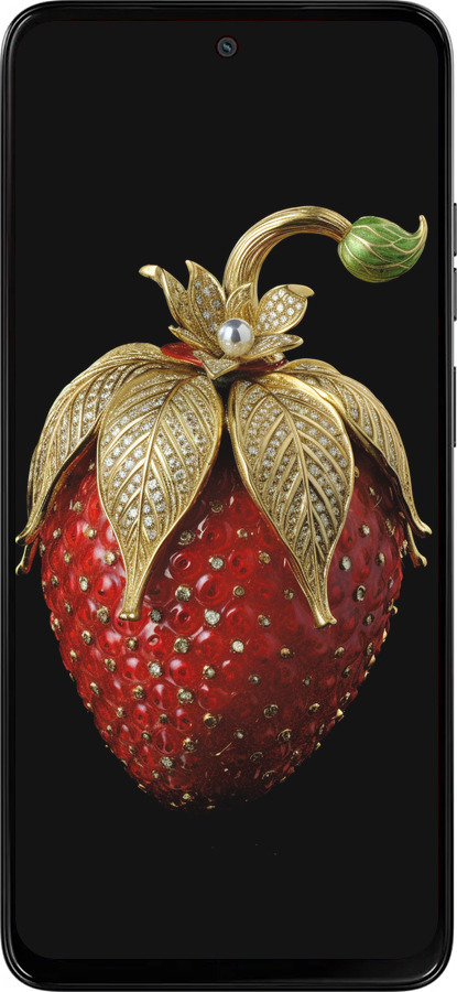 Силиконовый чехол Клубника v3 для Motorola Moto G15 - 5638u-3948 изображение 