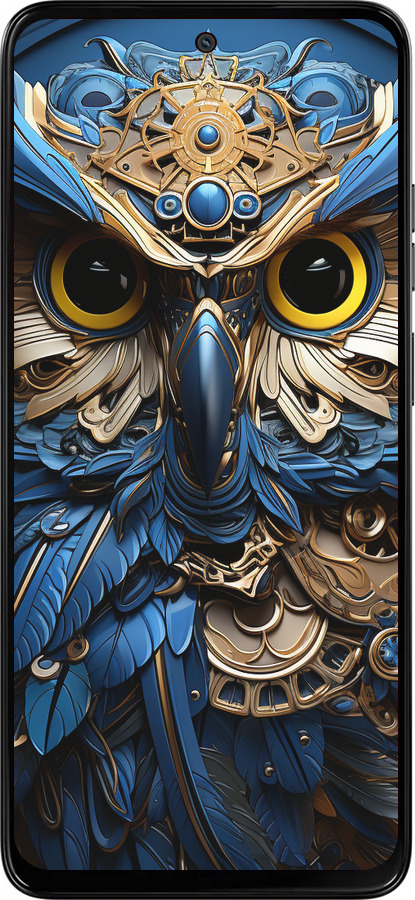 Силиконовый чехол Сова v2 для Motorola Moto G15 - 5649u-3948 изображение 