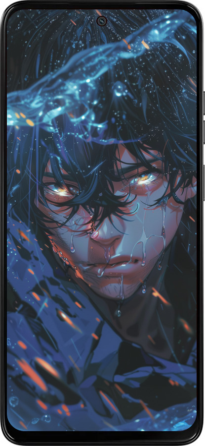 Силиконовый чехол Satoru Gojou для Motorola Moto G15 - 6128u-3948 изображение 