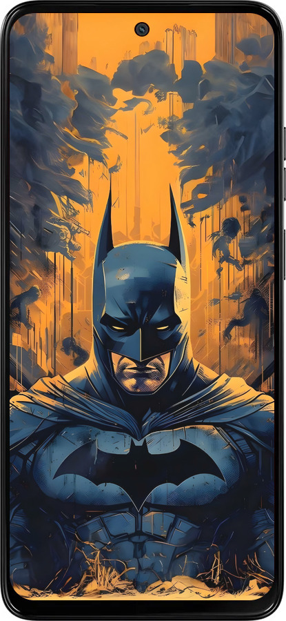 Силиконовый чехол Бэтмен для Motorola Moto G15 - 6335u-3948 изображение 