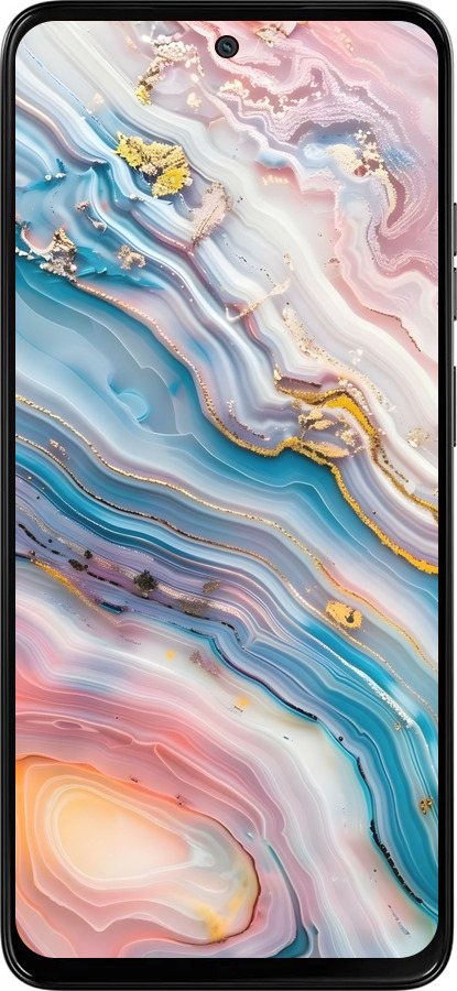 Силиконовый чехол Мрамор красивый для Motorola Moto G15 - 6376u-3948 изображение 