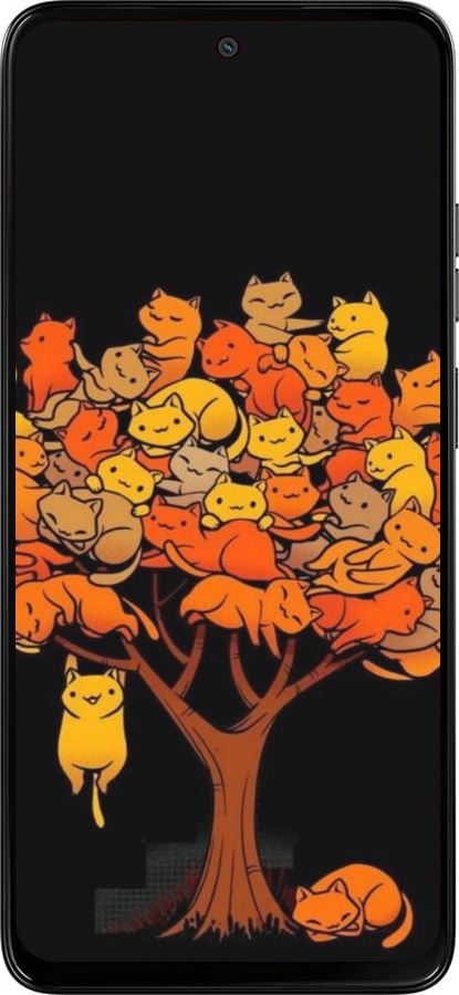 Силіконовий чехол Дерево та котики для Motorola Moto G15 - 6516u-3948 изображение 