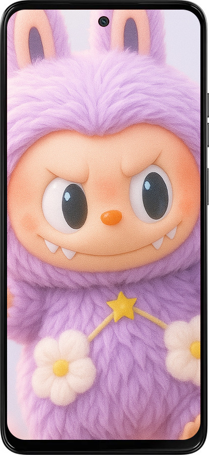 Силиконовый чехол Лабубу для Motorola Moto G15 - 6708u-3948 изображение 