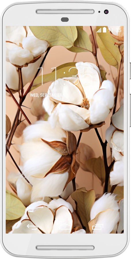 Силиконовый чехол Хлопок для Motorola Moto G2 - 5665u-330 изображение 