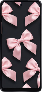 Силіконовий чехол Coquette Ribbons Dark Coquette для Motorola Moto G24 Power - 6767u-3665 изображение 
