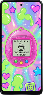 Силиконовый чехол Y2K Aesthetic Retro Pet: Годуй мене кавою для Motorola Moto G24 Power - 6784u-3665 изображение 