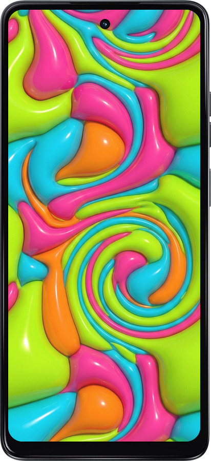 Силиконовый чехол Y2K Jelly Dream для Motorola Moto G24 Power - 6780u-3665 изображение 